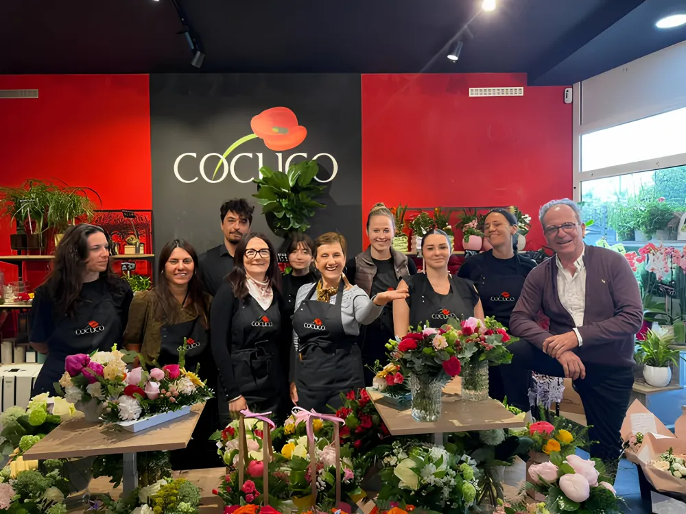 equipo_trabajo_coclico Equipo de trabajo de la floristería Coclico