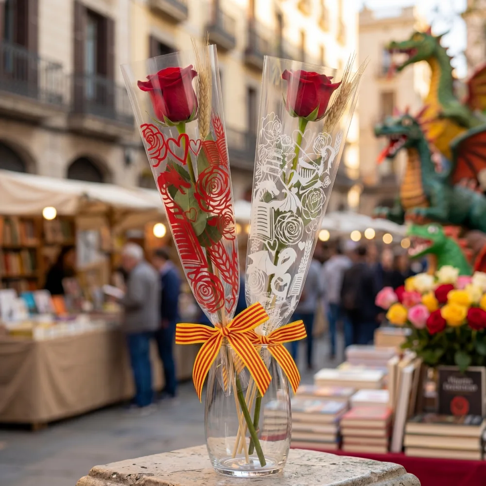 rosas-sant-jordi Comprar rosas al por mayor para abastecer la importante campaña de Sant Jordi