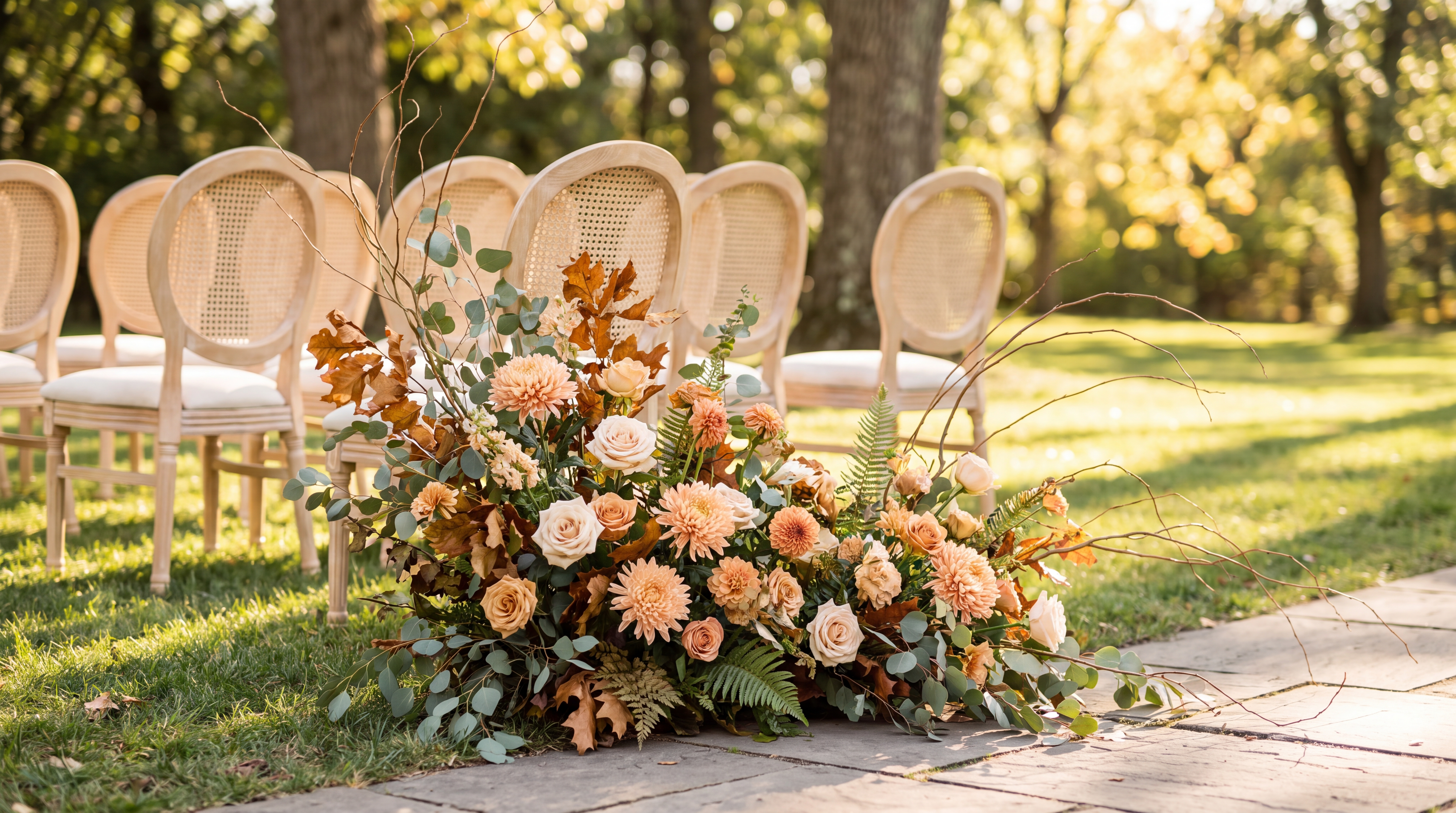 Floral_arrangement_at_wedding_ce…_4K_20260924134016 Dalia como flor protagonista en una composición de floristería